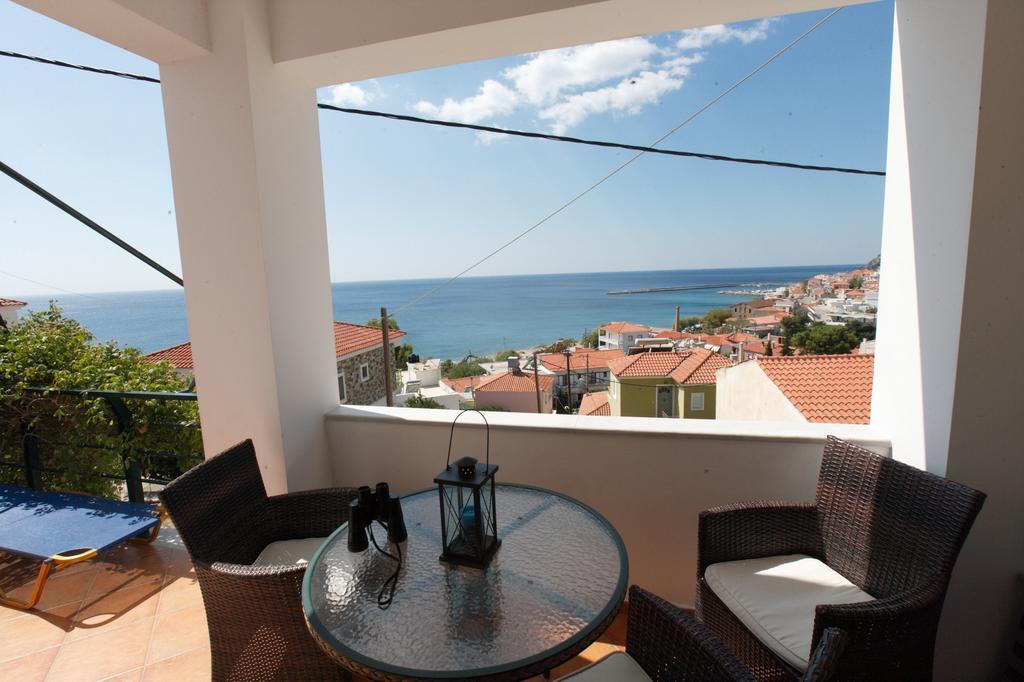 Panorama Apartments Plomari Bilik gambar