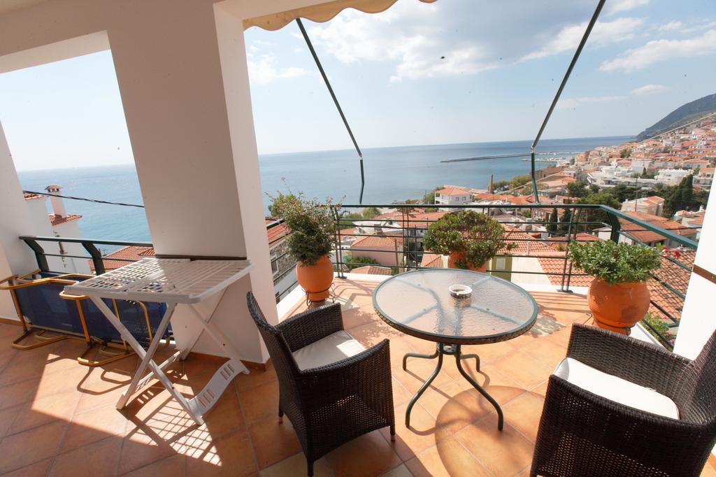 Panorama Apartments Plomari Bilik gambar