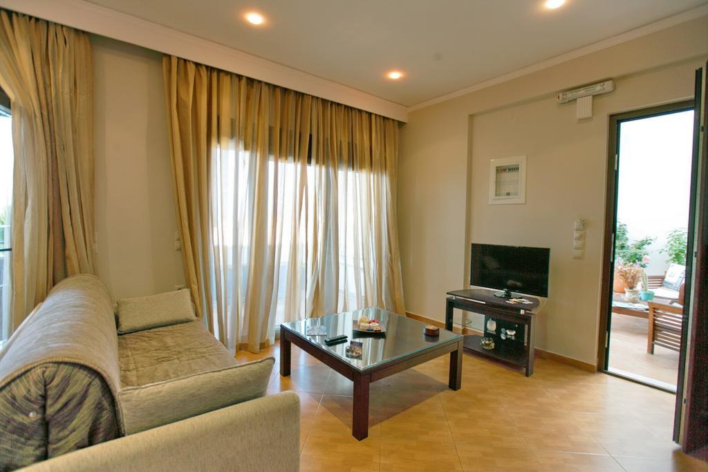 Panorama Apartments Plomari Bilik gambar