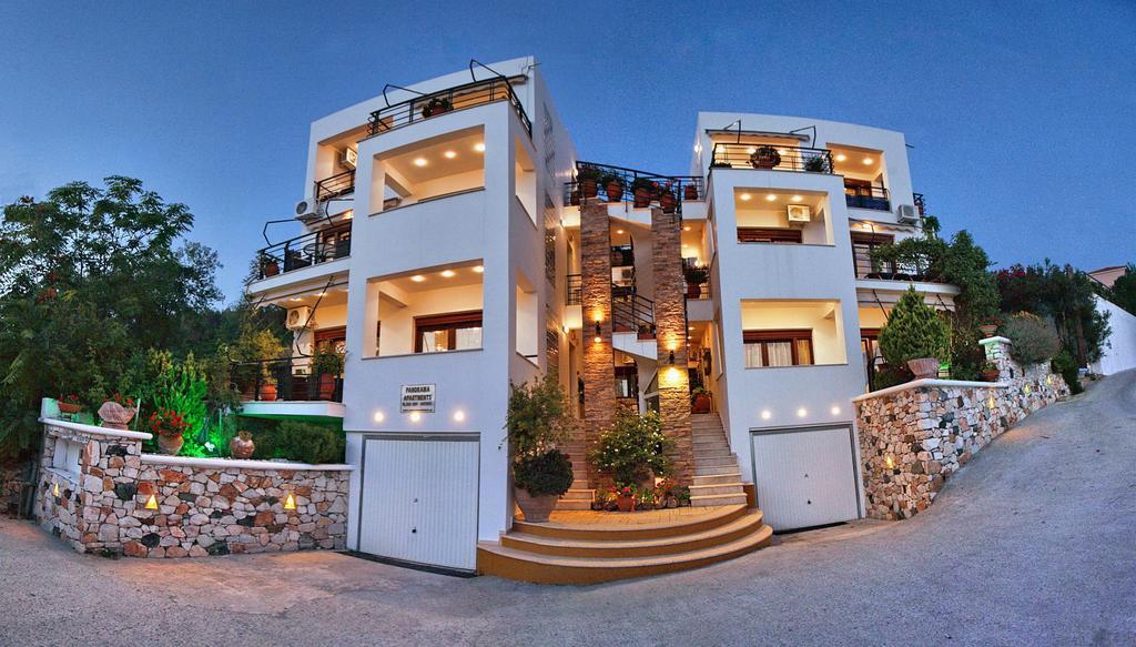 Panorama Apartments Plomari Luaran gambar